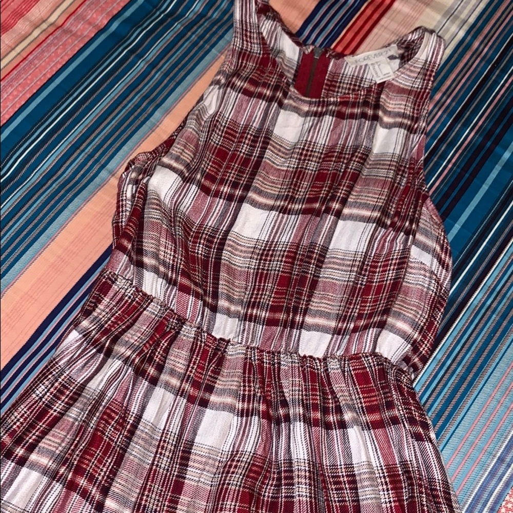 plaid dress